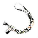 Set loveissue speenkoord jungle flower met Bibs /Hunter Green T2