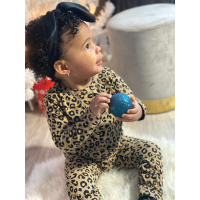 Setje met luipaard print 