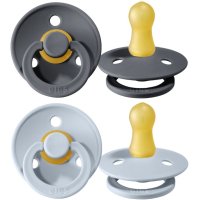 Bibs Fopspeen 2pack Iron/baby blue maat 1