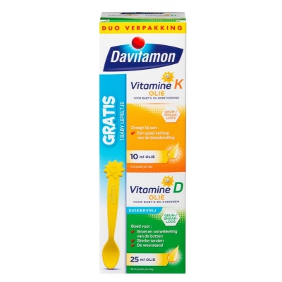 Davitamon Baby vitamine D & K 25 mcg Davitamon Baby vitamine D & K 25 mcg