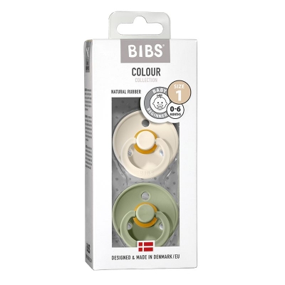 Bibs Fopspeen ivory/sage maat 1 Bibs Fopspeen ivory/sage maat 1